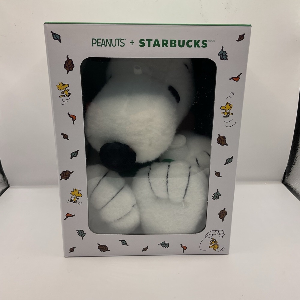 Starbucks x Peanuts Snoopy Plush 2026 - New In Box Limited Edition